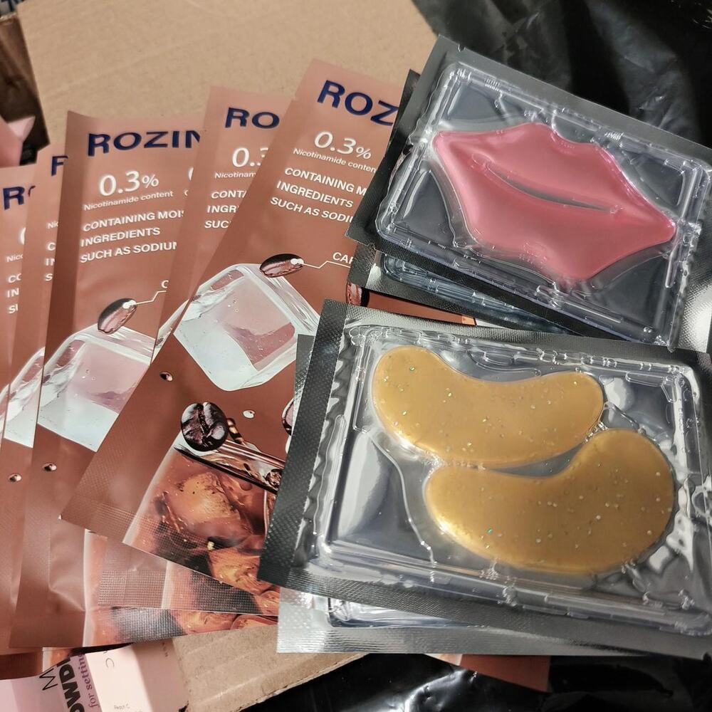 Rozin eye masks and lip